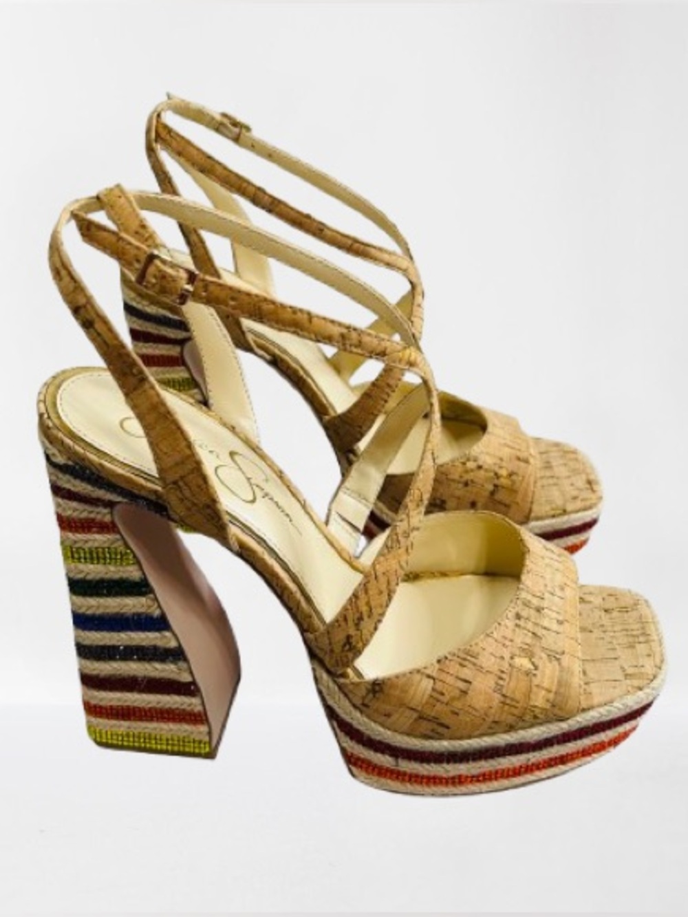 Jessica Simpson Women’s Dosia Strappy Platform Dress Sandals - Picture 14 of 15